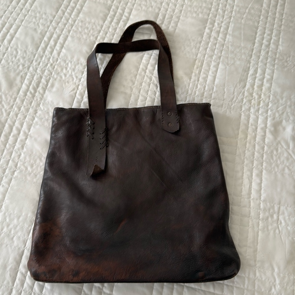 Frye leather computer bag